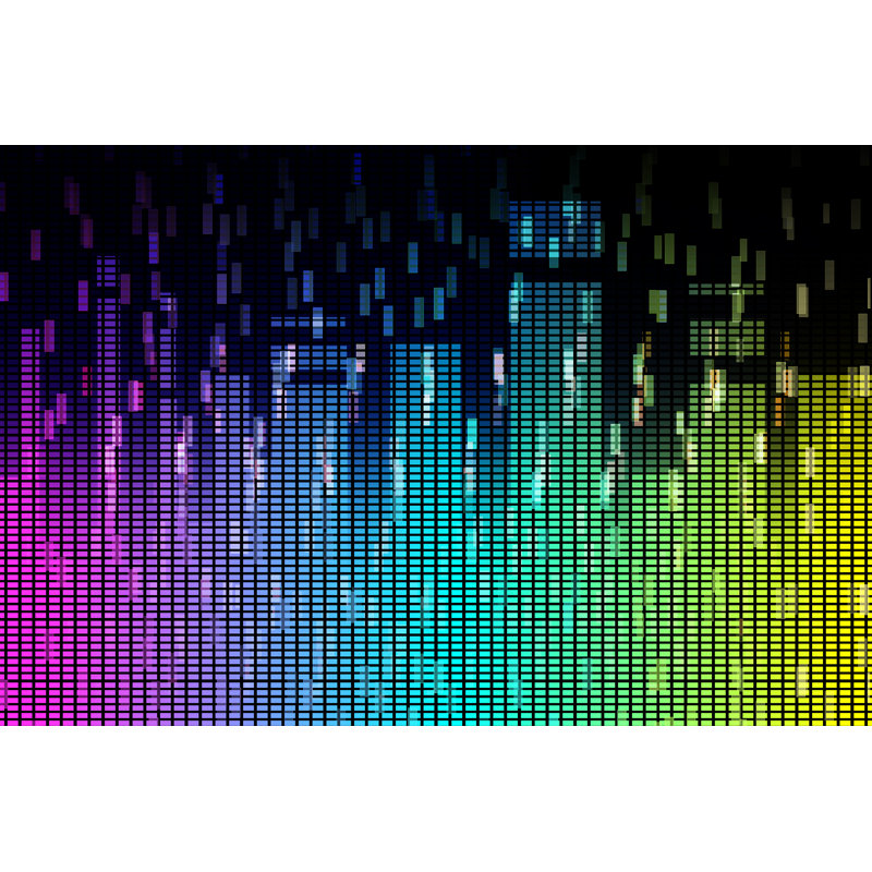 Frobiorn Disco Background - Wrapped Canvas Print, 30cm H x 46cm W x 3.8cm D