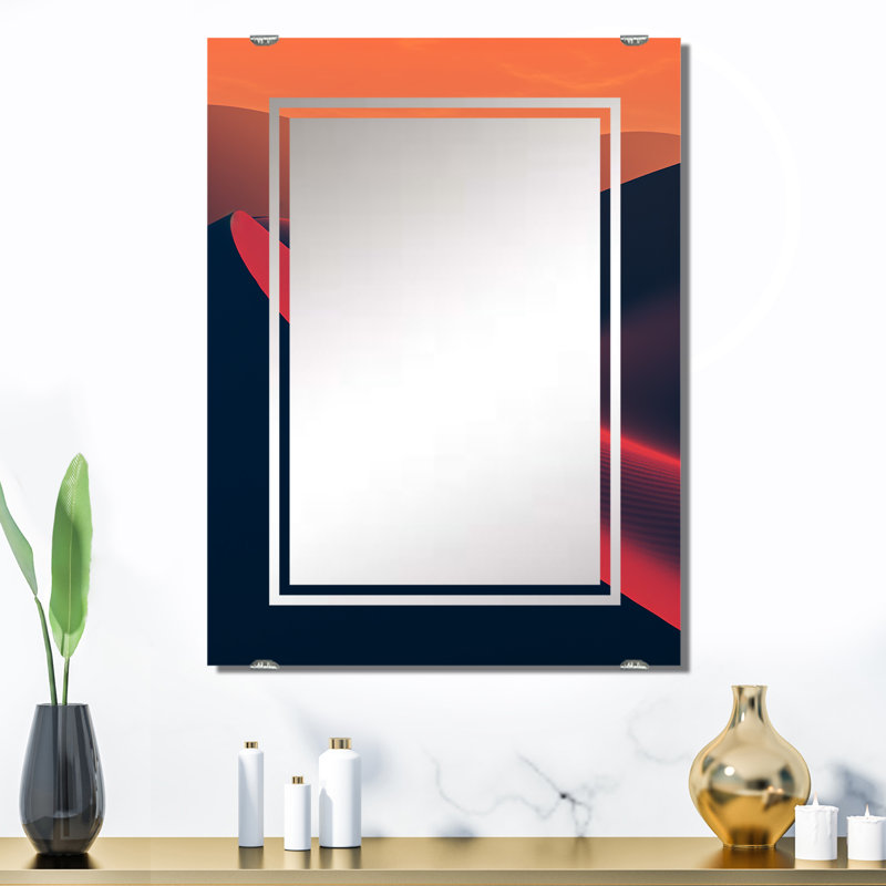 Massa - Miroirs muraux décoratifs du désert MIR140725, 32 po x 24 po