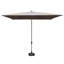 Rectangle Patio Umbrella With Crank Lift (Base Not Included)-1102109917