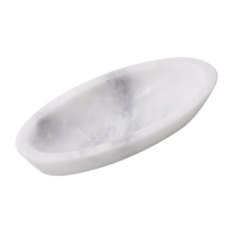 Jeevat Marble Tray, White