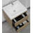 23.63" Wall-Mounted Bathroom Vanity with Sink