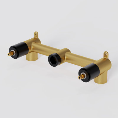 Two-Handle 3-Hole Wall Mounted Roman Tub Faucet Bathtub Filler
