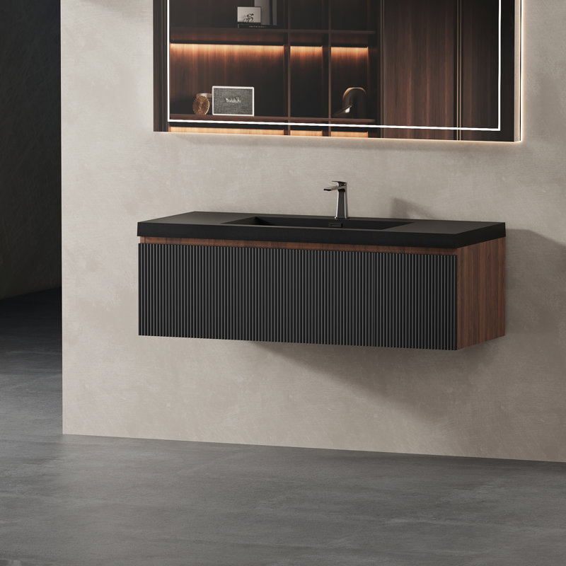 Ensemble de meuble-lavabo flottant 48 po avec lavabo 48 po