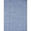 Hand Knotted Plaid Area Rug in Ivory/Blue-1597215624