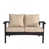 Coussin brun clair / structure brune est en rupture de stock