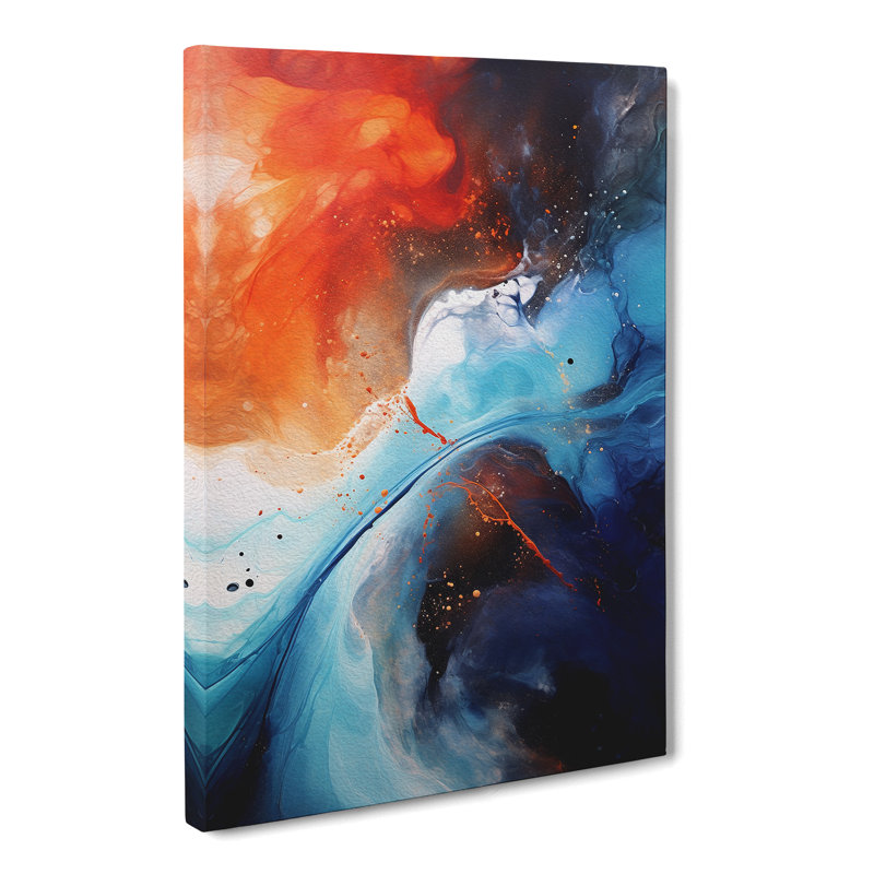 Cosmos Gestural No.2 - Print, 76cm H x 50cm W x 3cm D