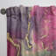 Rose et noir, art abstrait fluide de luxe - Rideau abstrait - Velours obscurcissant - 1 panneau