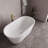 54" Streamline Soaking Freestanding Tub With Internal Drain-108964847
