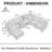 122.8 '' U-shaped Sectional Sofa Corner Sofa, Living Room Modular Cloud Couch With Ottoman-1438137537-1441392037