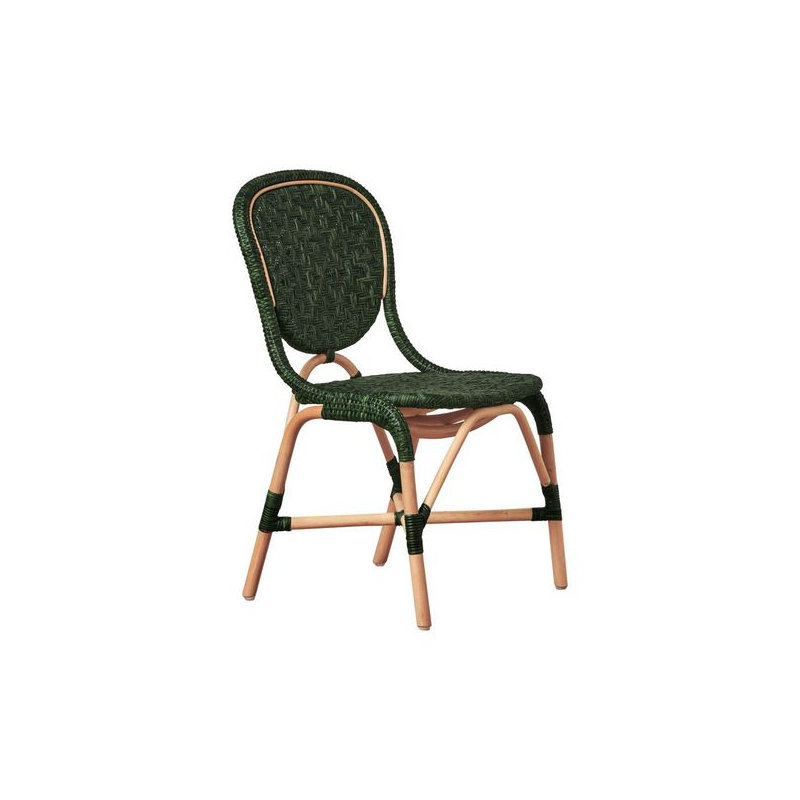 Portofino Dining Chair, Green, Natural