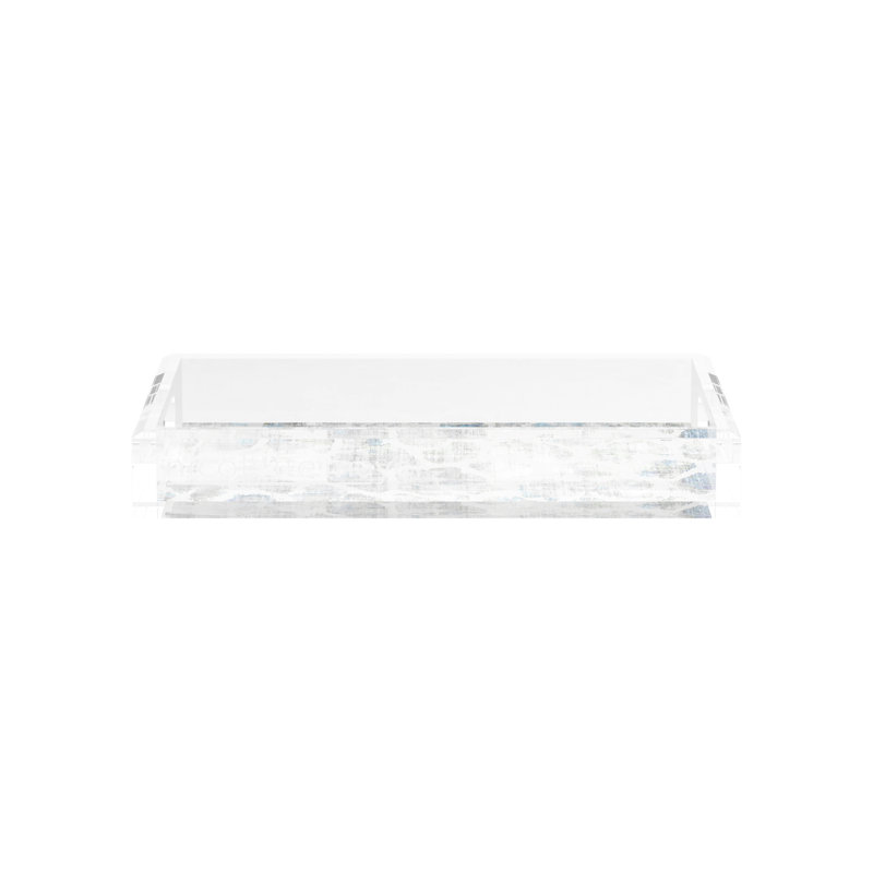 Giraffe Opulence Acrylic Rectangle Decorative Tray, 12.5"W x 7.75"D x 2"H