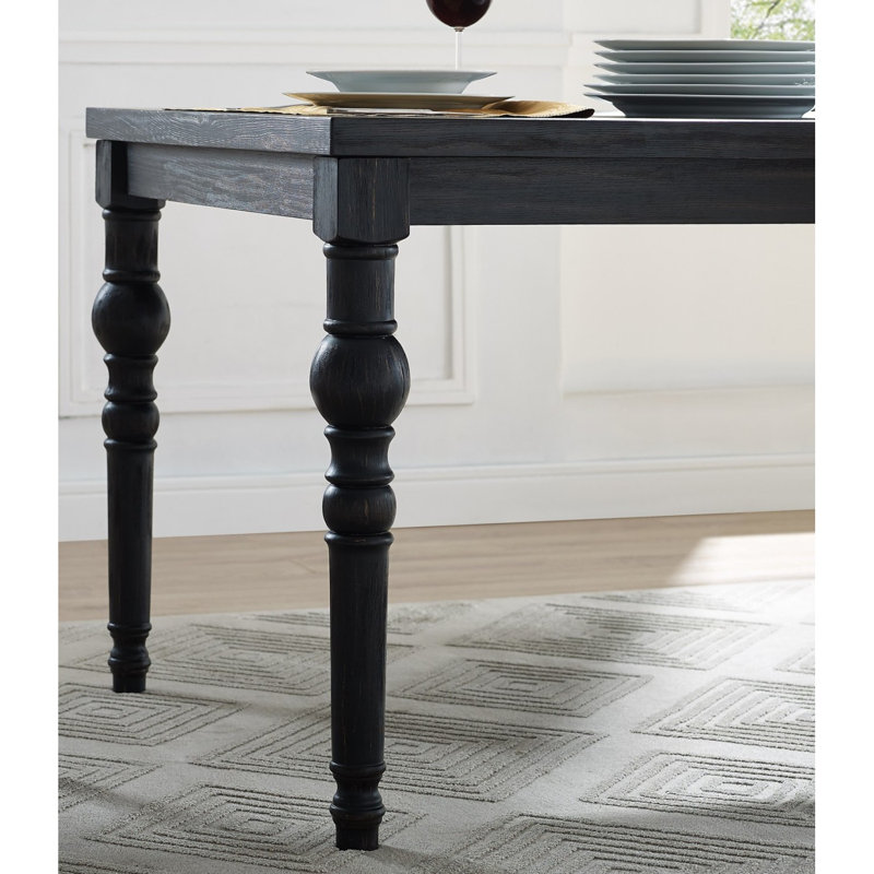 Ensemble de salle à manger Leviton, Grey, Ensemble de cinq pièces : table, quatre chaises
