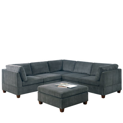 Gautham Upholstered Sectional Symmetrical
