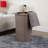  50L Slim Laundry Hamper, Clothes Basket, Lid, Plastic-127321047-127321048