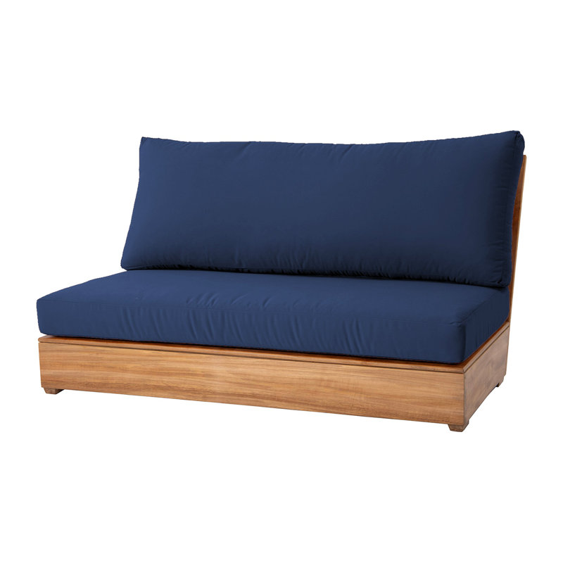 Canapé modulaire d'extérieur Arrin, Bleu marine