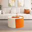 Table basse gigogne, tables gigognes rondes et tables de bout pour petits espaces, tables d'appoint modernes avec plateau coulissant extensible, aucun assemblage nécessaire-1828393867