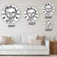 Steve Steve - Horloge murale moderne surdimensionnée-73151199