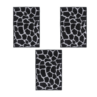Tapis noir / gris Badarjahan