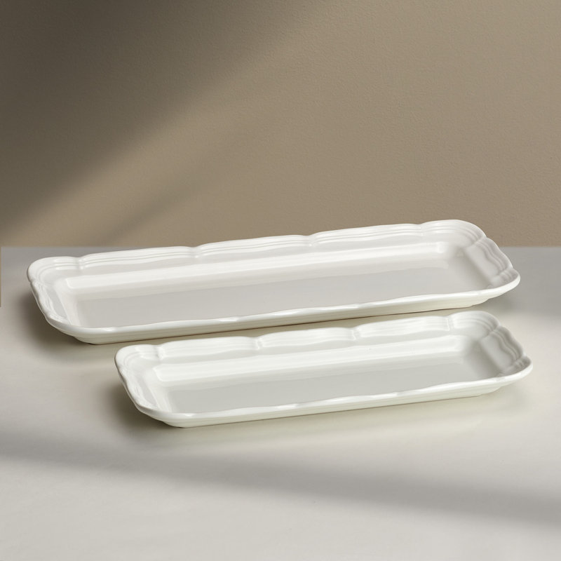 French Countryside Set Of 2 Bread Trays