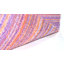Liara Hand Woven Viscose/Cotton Striped Rug in Purple/Orange-21774252