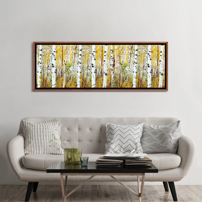 «Aspen Trees Panorama, Colorado» par Susanne Kremer, impression panoramique sur toile