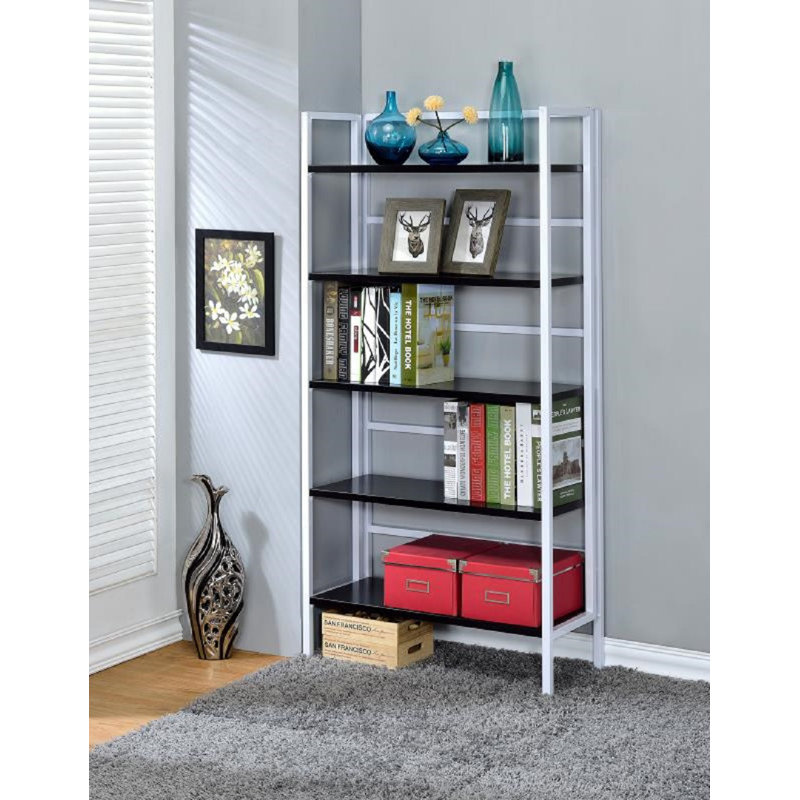 Etagere Bookcase, White/Black