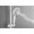 Bathroom Shower Featuring 10" Rain Showerhead, 4 Hand Shower, Adjustable Slide Bar And Soap Dish - White Brass Wall Mounted Unit With & System