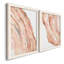 Toile encadrée rose Quartz I-Premium - prête à être accrochée-1871072762-1871072763