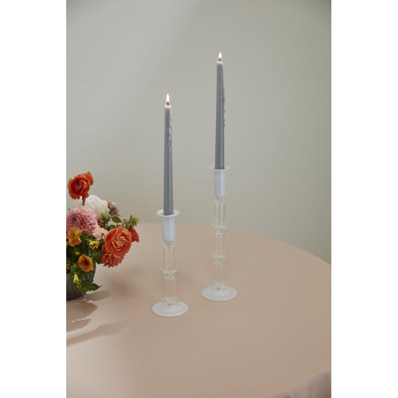 Fuseli Candlestick, 8.75" H x 3.25" W x 3.25" D