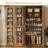 70.8'' Tall Shoe Cabinet With Doors, 8-Tier Shoe Storage Cabinet With Adjustable Shelves-1671881858