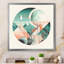 «Boho Landscape Earthy Green Unapologetic Pink I», reproduction sur toile-1142824055-1142823948