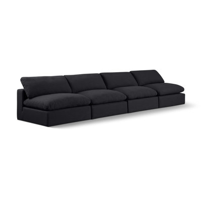 Canapé modulaire en lin Hirvin