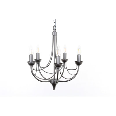 Loudonville 5 - Light Candle Style Chandelier