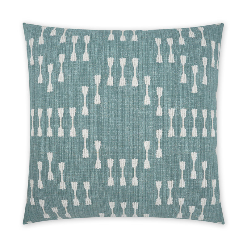 Purnima Pillow Cover & Insert, Denim, Square 24"
