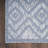 Foundry Select Versatile Diamond Denim Blue Indoor/Outdoor Area Rug-1786654797