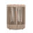 Outdoor Rope Chaise Lounge Set, Patio Lounge Chairs, Outside Poolside Lounge Furniture Set, Teak Look Wood Side Table And Beige Cushions, Chaise Lounge With Adjustable Backrest-1831693759-1831693752