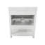 Ensemble de meuble-lavabo simple autoportant avec lavabo encastré et tablette de rangement ouverte Ajmer-197315425-139236803