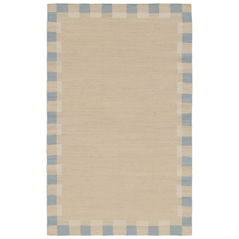 Tapis d'intérieur en jute Heidi, Bleu, 2 pi x 3 pi