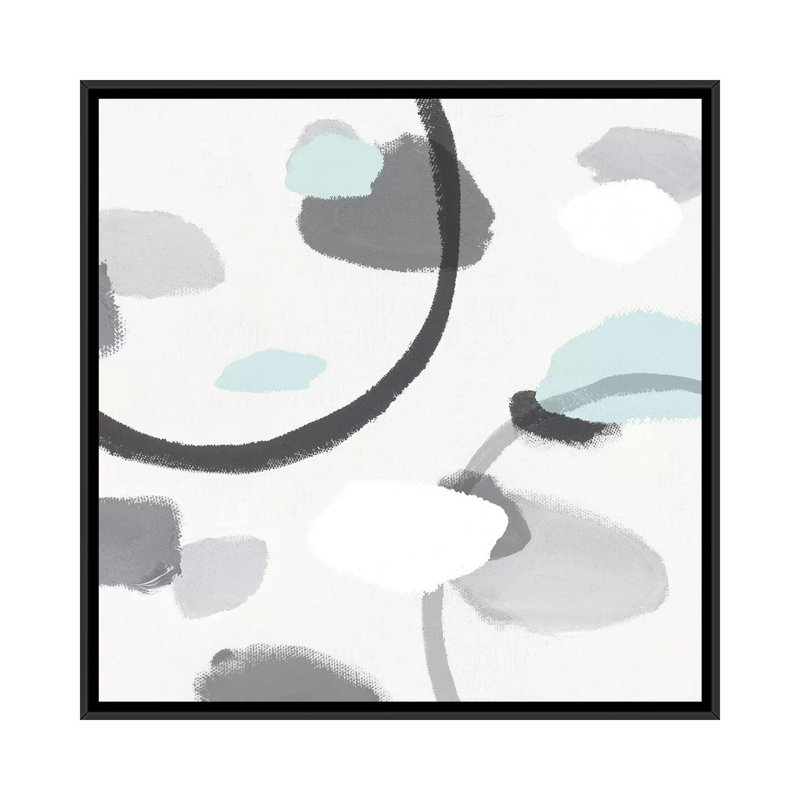 Impression sur toile, H 26 po x l 26 po x P 1,5 po, Toile encadrée noire, Pas de tapis