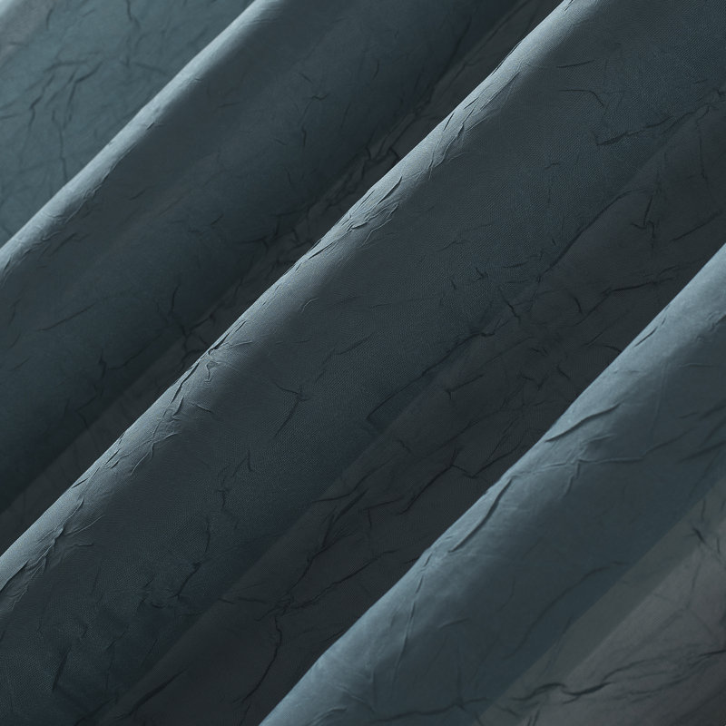 Panneau de rideau diaphane avec passe-tringle Maxon, l 51 po x L 63 po, Bleu sarcelle