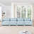 141.7" Chenille Upholstered Pillow-Top Arm Sofa Couch-2009285255-2009285250
