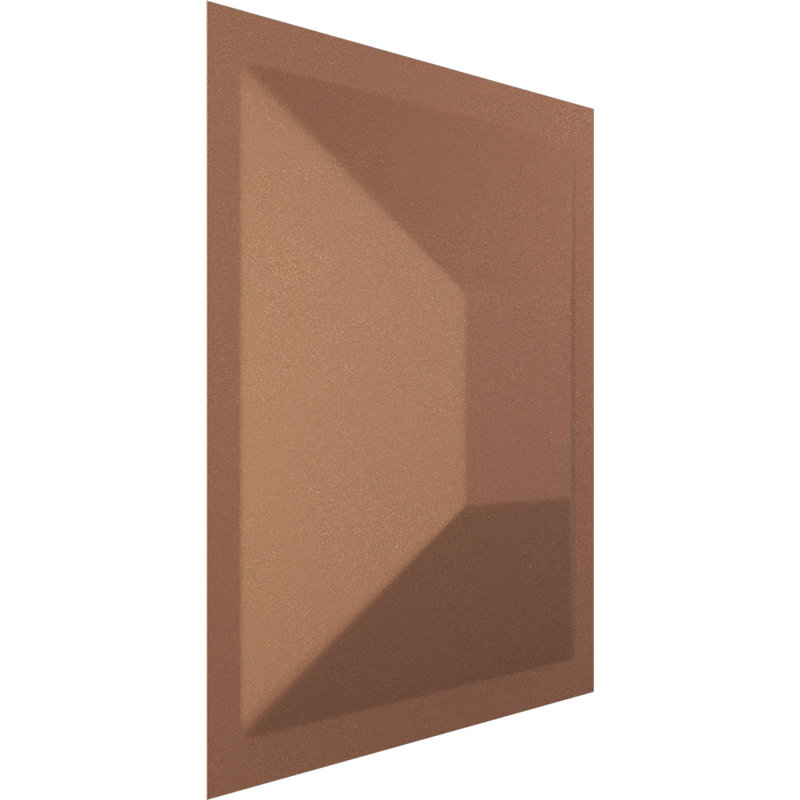 Panneau mural décoratif 3D en cuivre vieilli l 11 7/8 po x H 11 7/8 po Diane (couvre 0,98 pi2), Cuivre vieilli