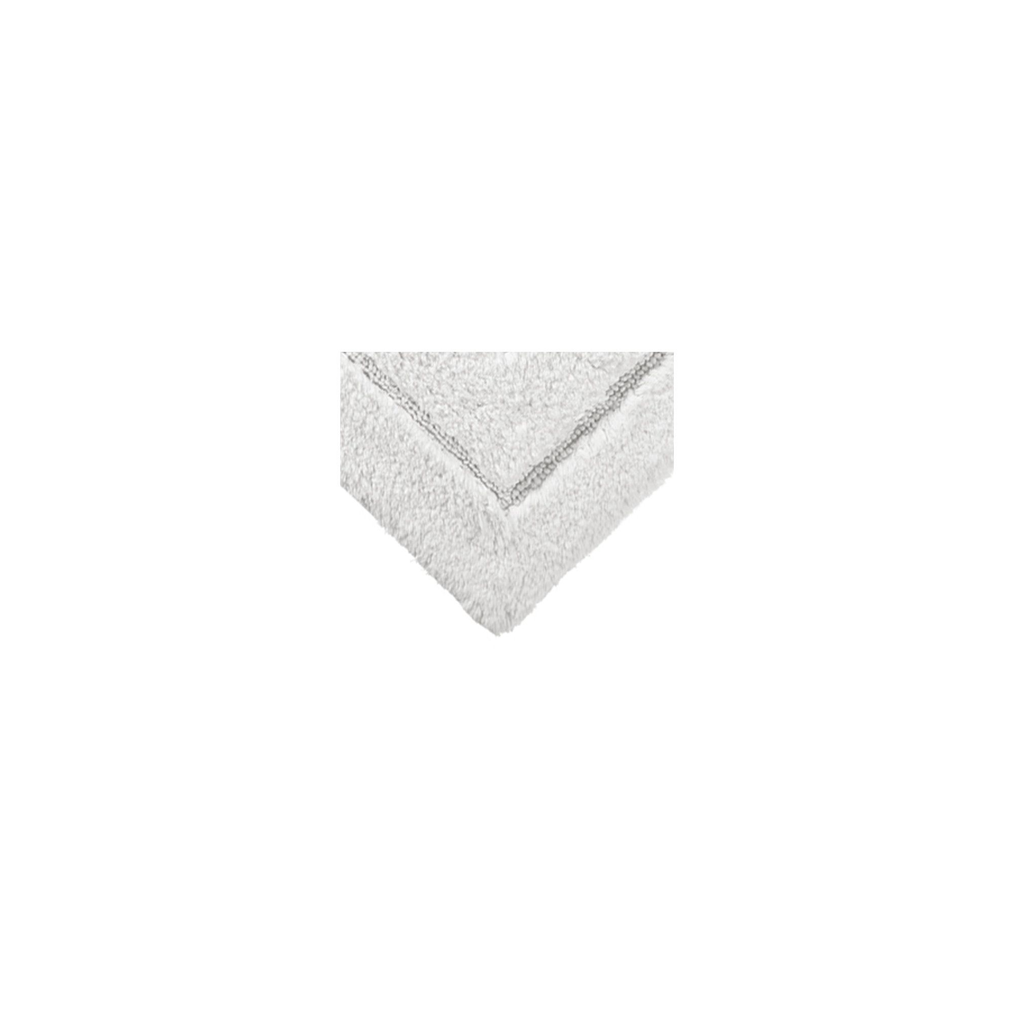 Apolonia Cotton Non-Slip Bath Rug, White, 24" H x 40" W