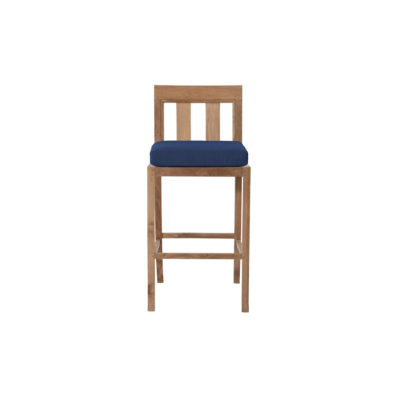 Tabouret de bar 28,5 po Raffaelo, Bleu marine