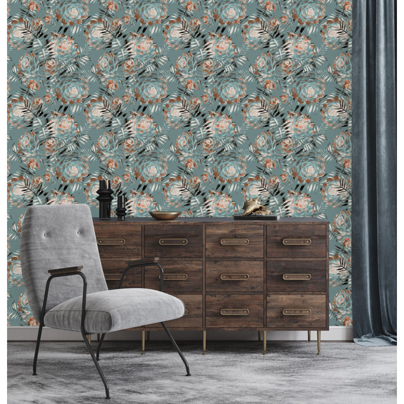 Carreau de papier peint auto-adhésif l 25 po, L 2,09 pi x L 18,75 pi