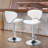 4 Pieces Bar Stools Adjustable Swivel Barstools, Modern Dining Counter Height Bar Chairs-1260508144
