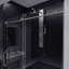Porte de douche coulissante simple sans cadre l 60 po x H 76 po Madam Series-20625451