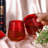 40-Piece 14 oz Red Plastic Wine Glasses