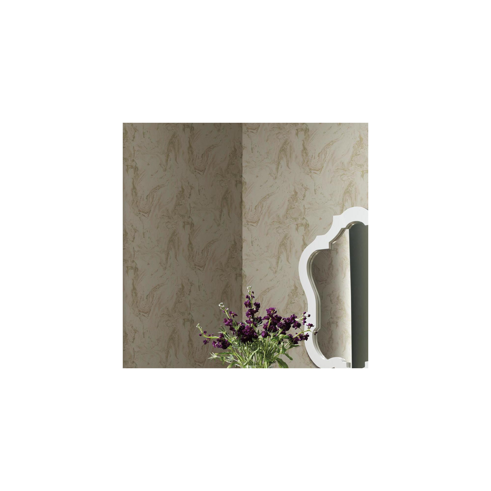 Modern Abstract Wallpaper, Blush/Glint