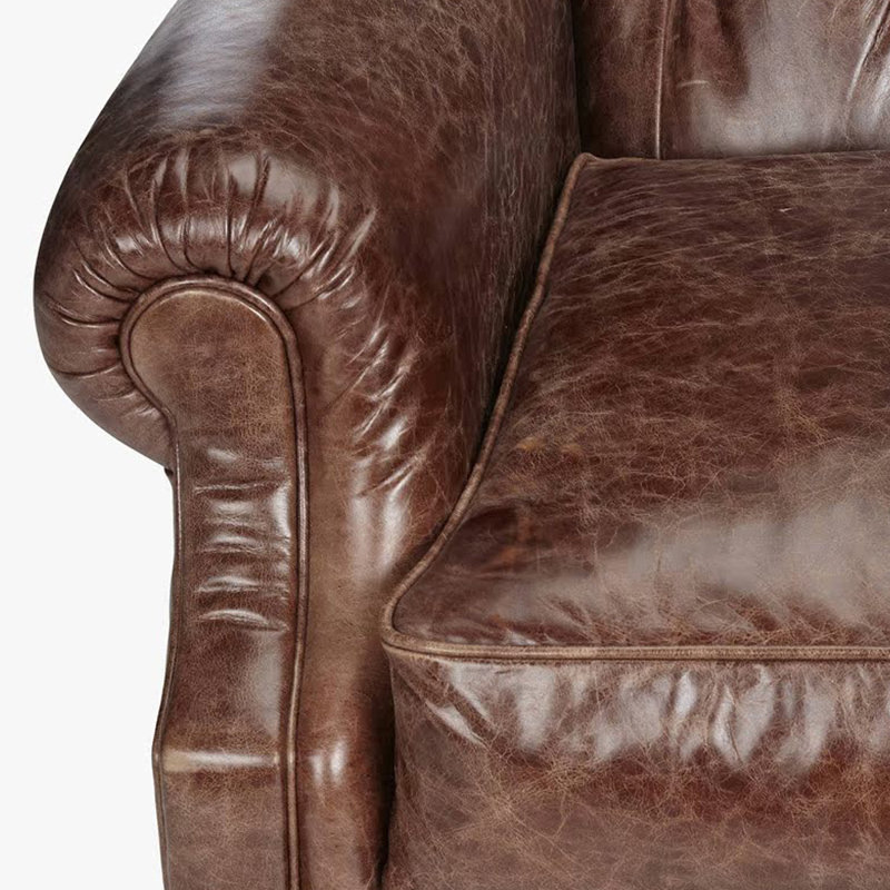 Fauteuil inclinable en similicuir de 33,46 po de largeur